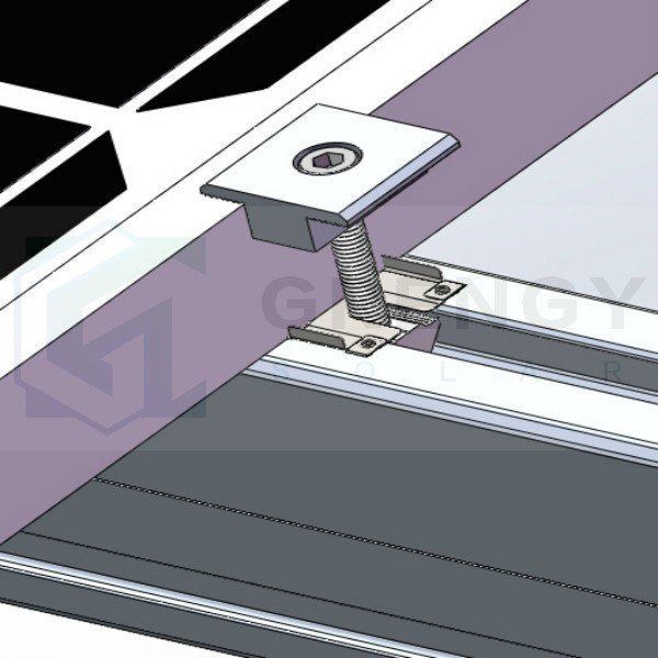 Solar Panel Mount End Clamps For Solar Mount