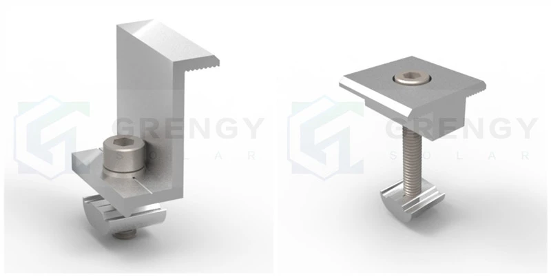 solar clamps for ballast PV racking solar clamps for ballast PV racking