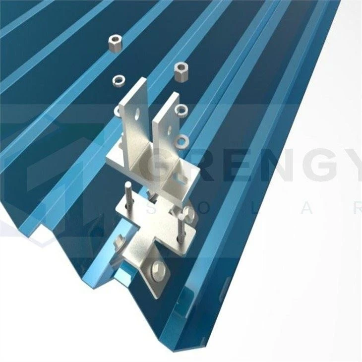 Solar Mounting Corrugated Panel Tin Roof Foor Hook Kit System Tin Roof Panel Mounting Solar