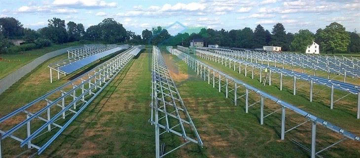 Fixed Tilt Solar Mounting Structure