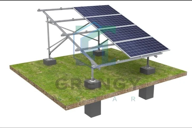 Fixed Tilt Solar Mounting Structure