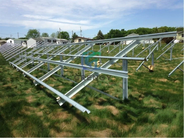 Driven Piles Solar Ground Mounting System