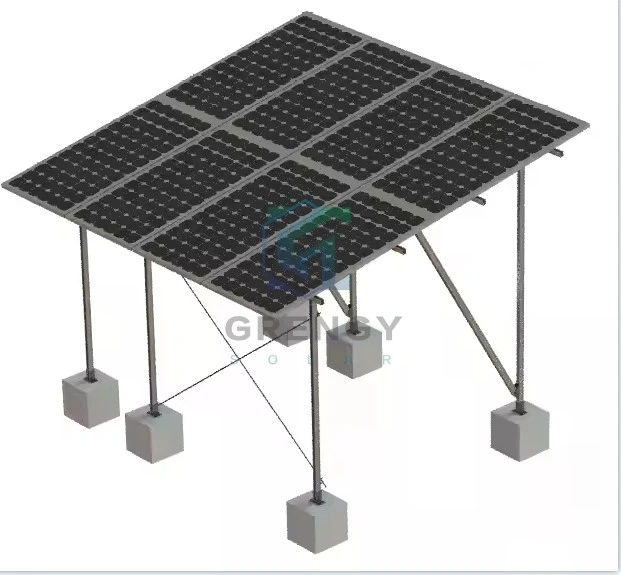 Concrete Foundation Ground Mount