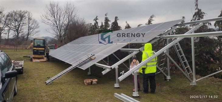 Ground-mounted Solar Aluminum Structure