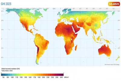 Napenergia-termelési teljesítmény a hosszú távú{0}}átlagoktól eltérő regionál...