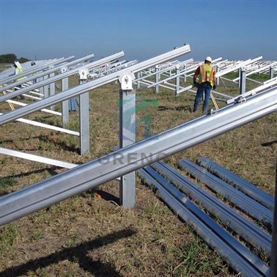 Földi dörzsölő halom napenergia -szerelőrendszer