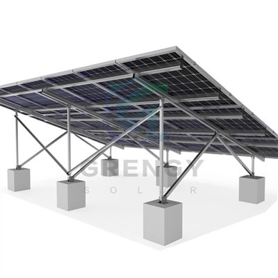 Földre halmozott napenergia állvány