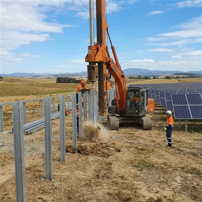 PV földre szerelhető döngölőoszlop