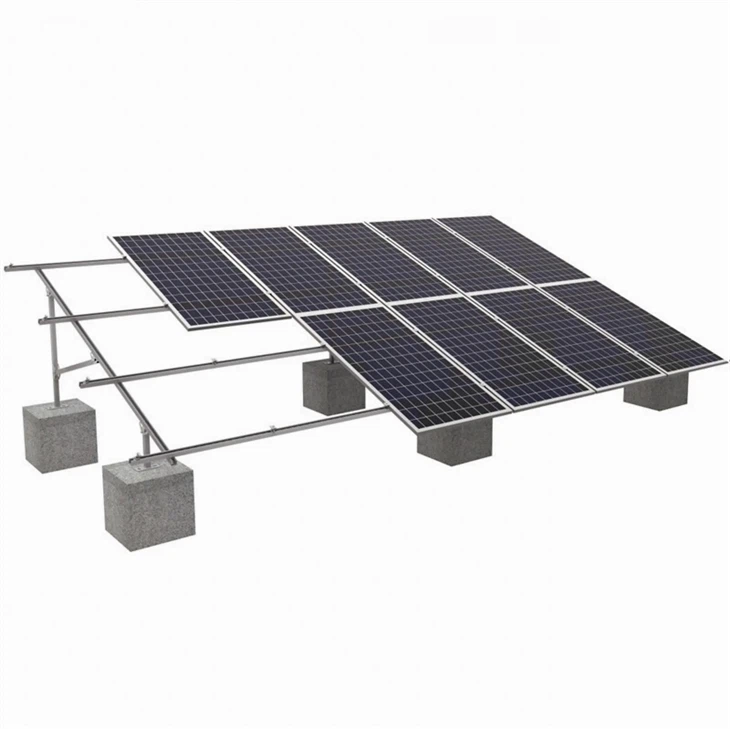 Napelemes talajra szerelhető rendszerek betonalapozással