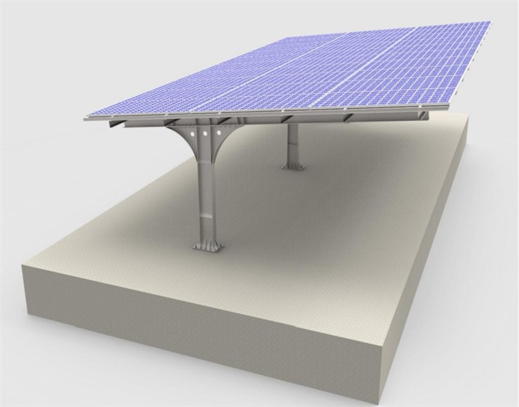 Steel Solar Carport Waterproof Canopy Solar Racking Structure System
